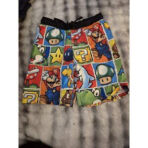 Super Mario Brothers Swim Trunks,  Size 6